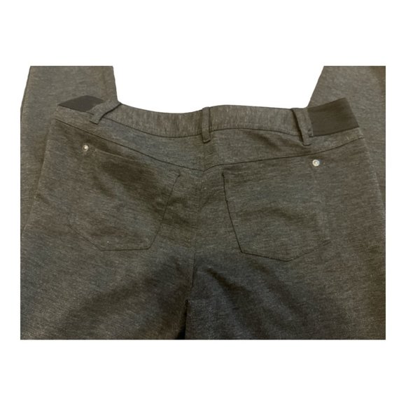 SIMPLY VERA Grey Sz M Vera Wang Skinny Mid Rise Pants Charcoal - Picture 7 of 8